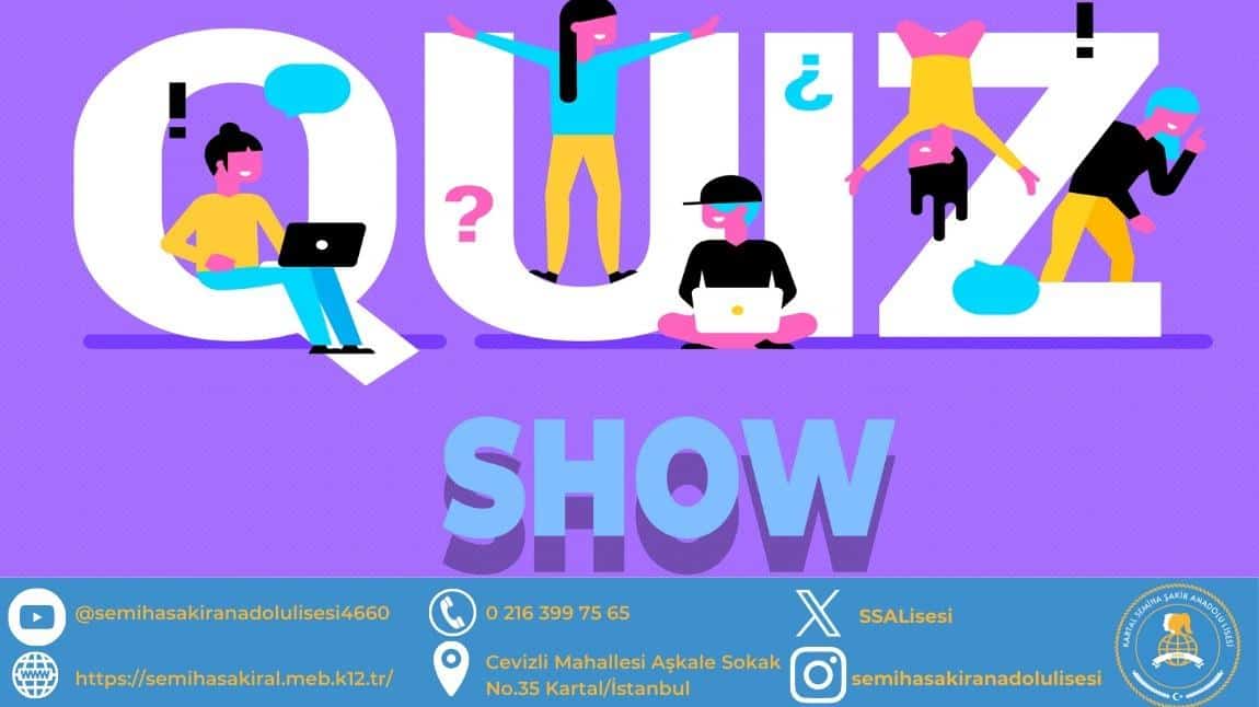 Semiha Şakir Anadolu Lisesi'nde İngilizce Quiz Show Heyecanı