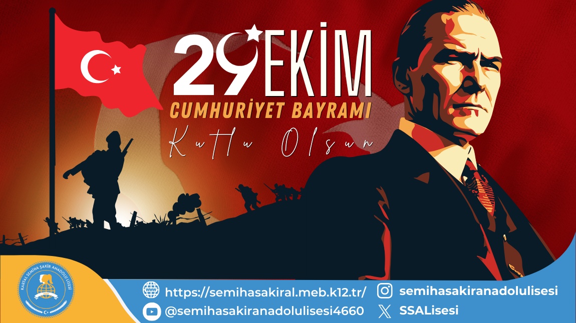 Semiha Şakir Anadolu Lisesi'nde 29 Ekim Cumhuriyet Bayramı Coşkusu